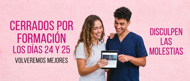 Imagen informativa de cerrados por formación el 24 y 25 de septiembre de 2026